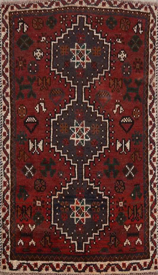 Tribal Geometric Shiraz Persian Area Rug 3x5