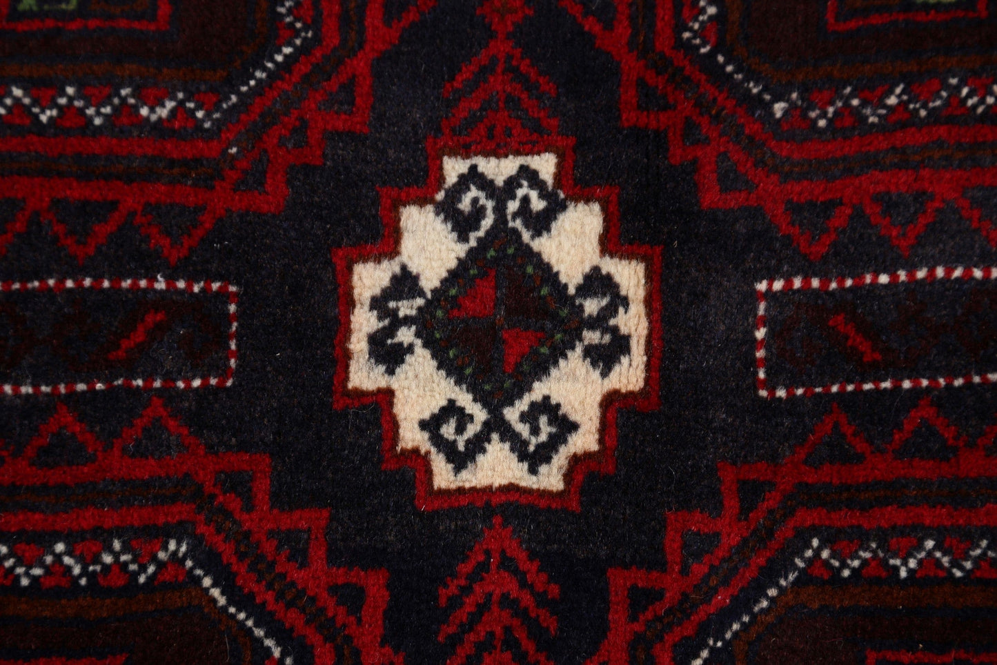 Geometric Balouch Afghan Oriental Area Rug 3x6