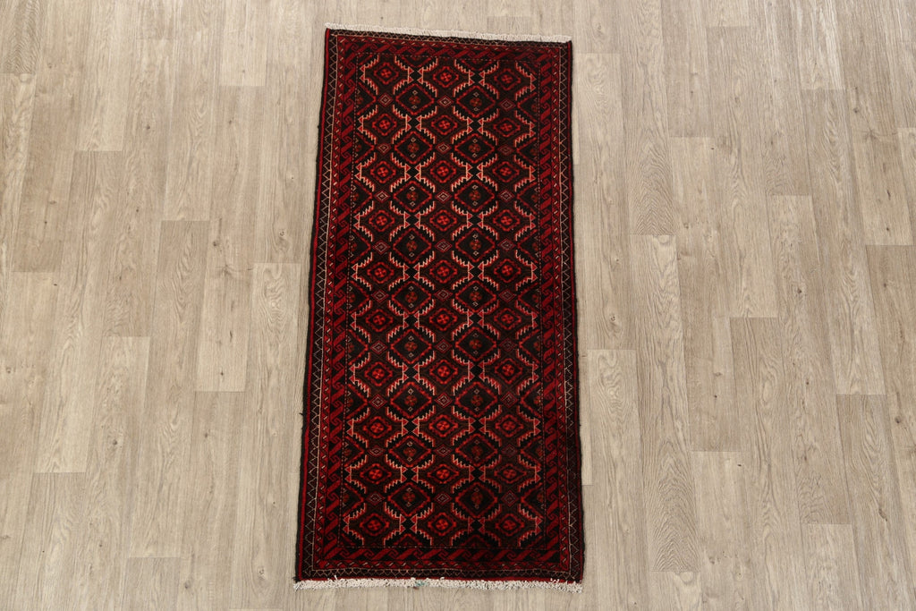 All-Over Geometric Balouch Oriental Area Rug 3x6