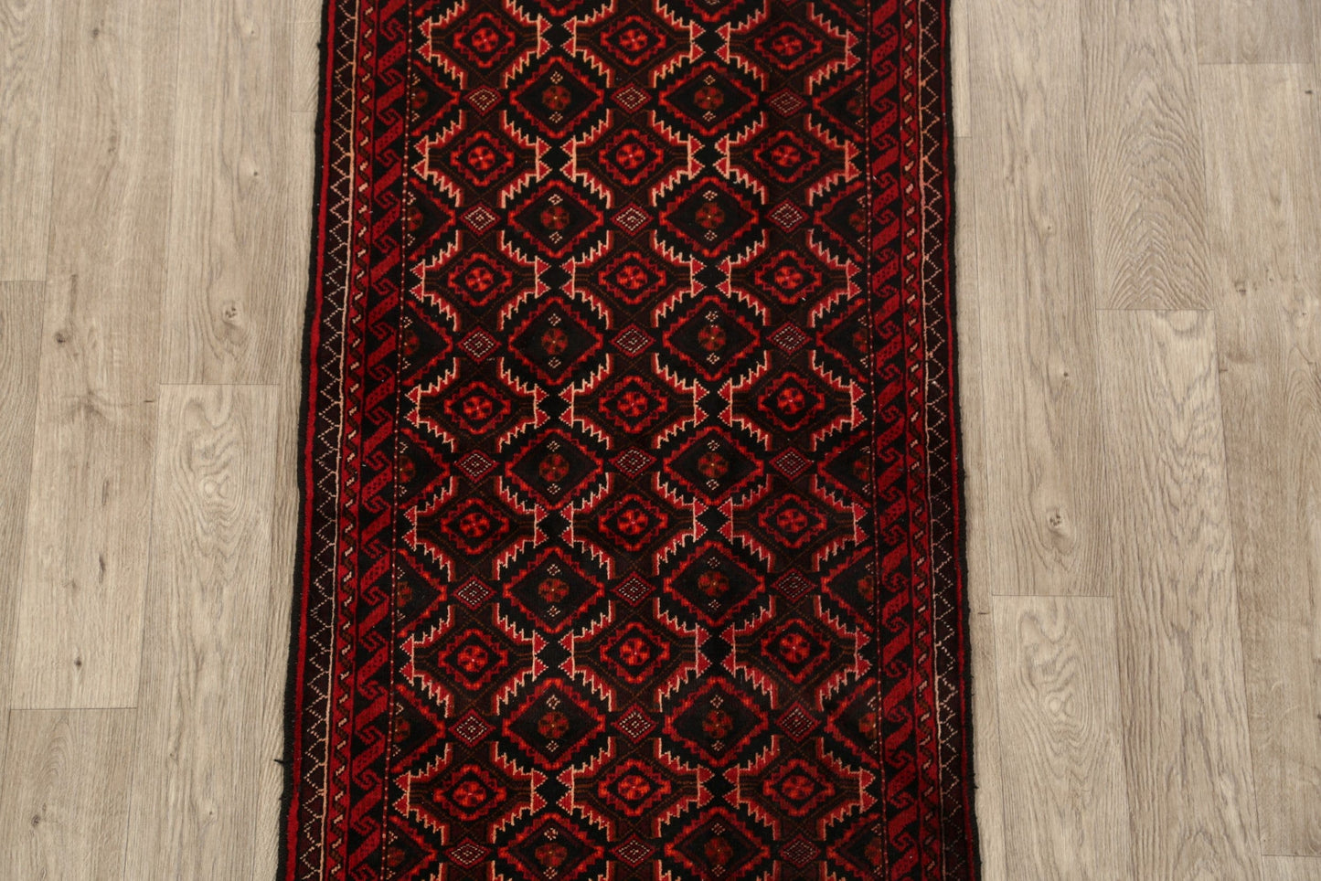 All-Over Geometric Balouch Oriental Area Rug 3x6