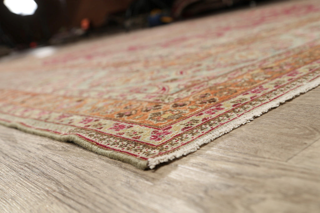 Pre-1900 Antique Floral Khoy Persian Area Rug 10x11