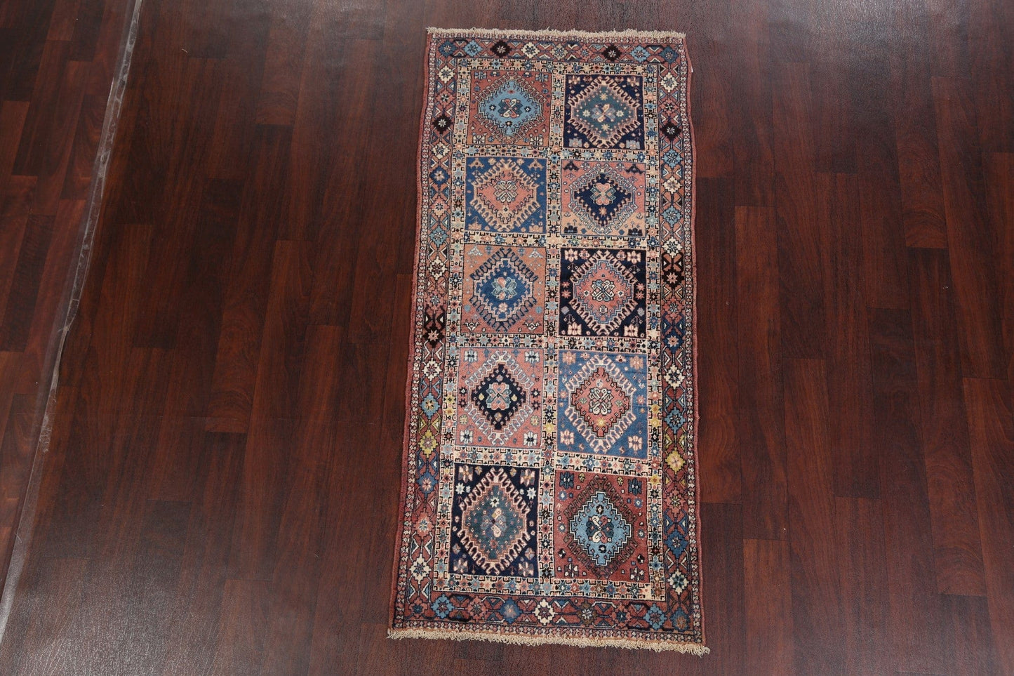 Geometric Yalameh Persian Area Rug 3x6