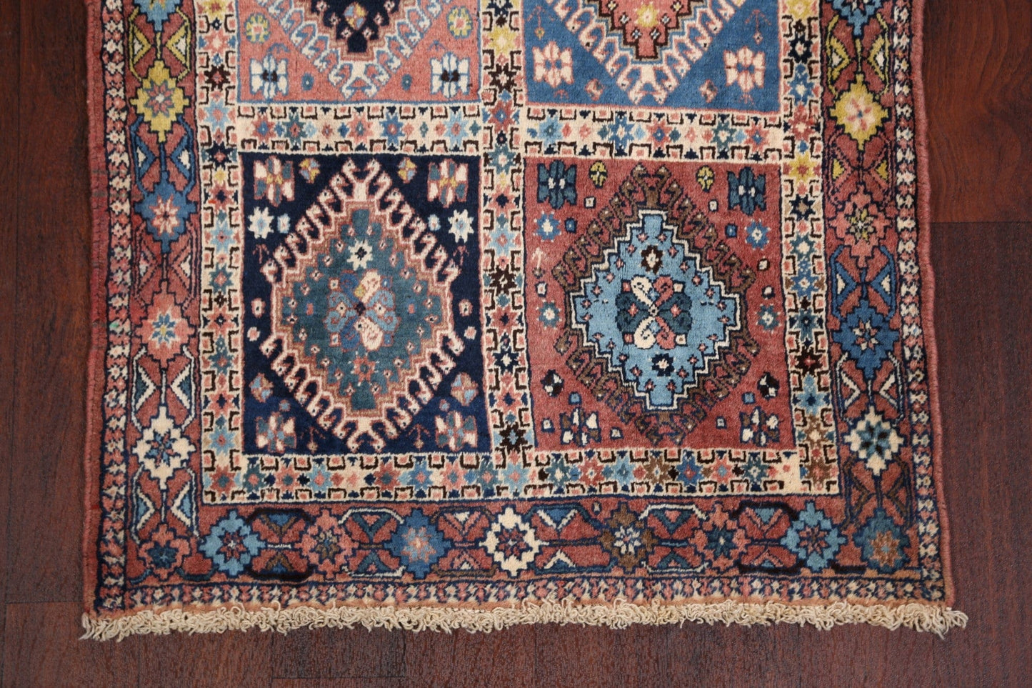 Geometric Yalameh Persian Area Rug 3x6