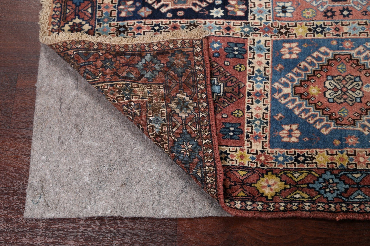 Geometric Yalameh Persian Area Rug 3x6