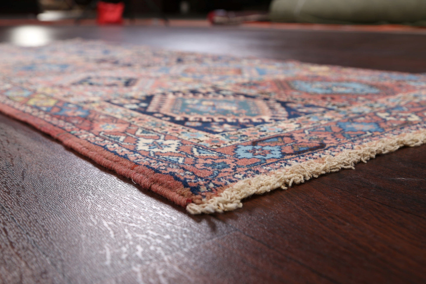 Geometric Yalameh Persian Area Rug 3x6