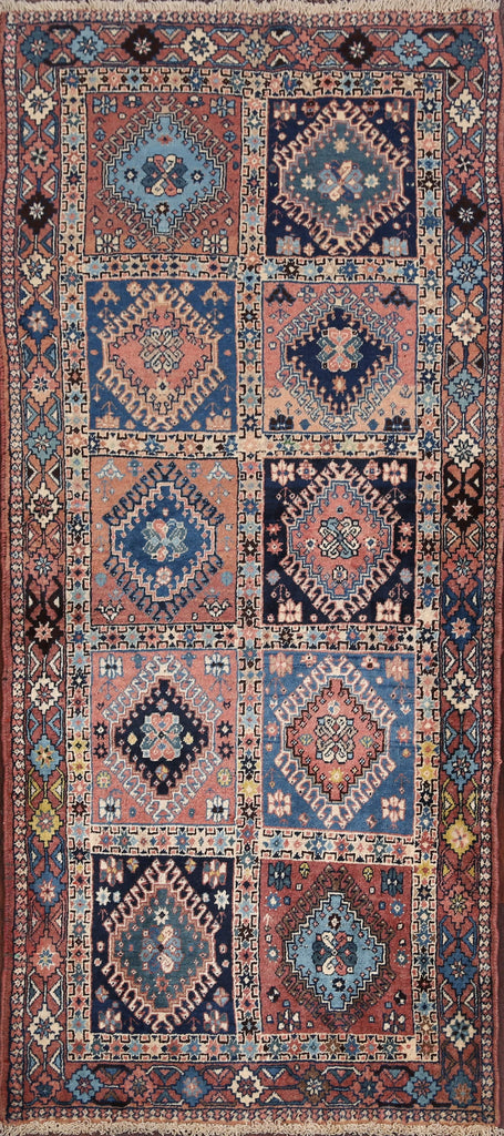 Geometric Yalameh Persian Area Rug 3x6