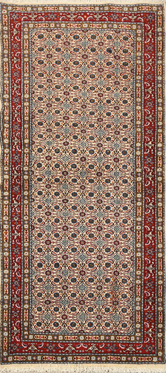 All-Over Geometric Bidjar Persian Area Rug 3x6