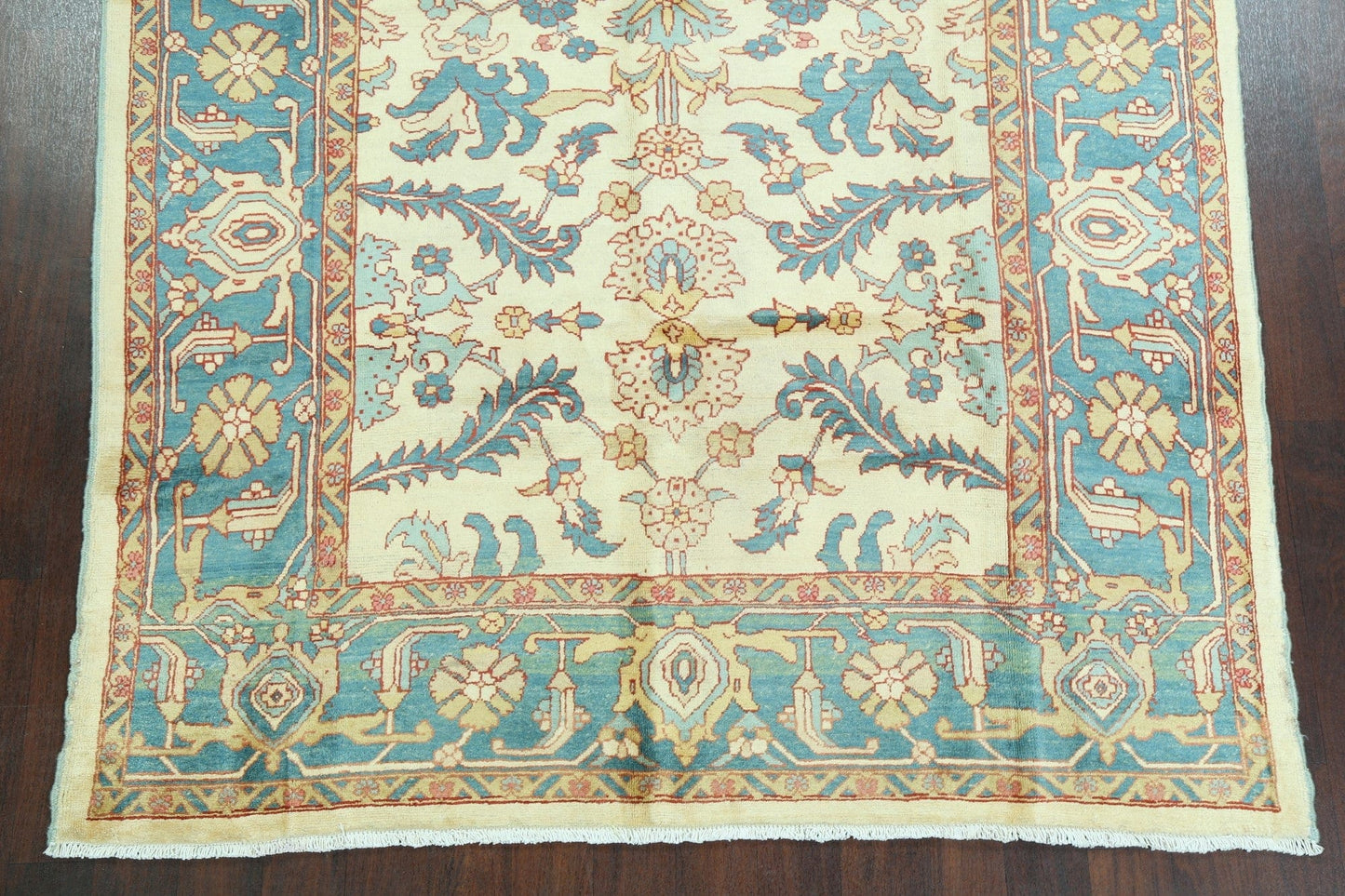 100% Vegetable Dye Floral Sultanabad Persian Area Rug 7x8