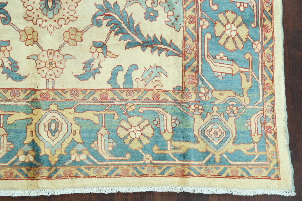 100% Vegetable Dye Floral Sultanabad Persian Area Rug 7x8