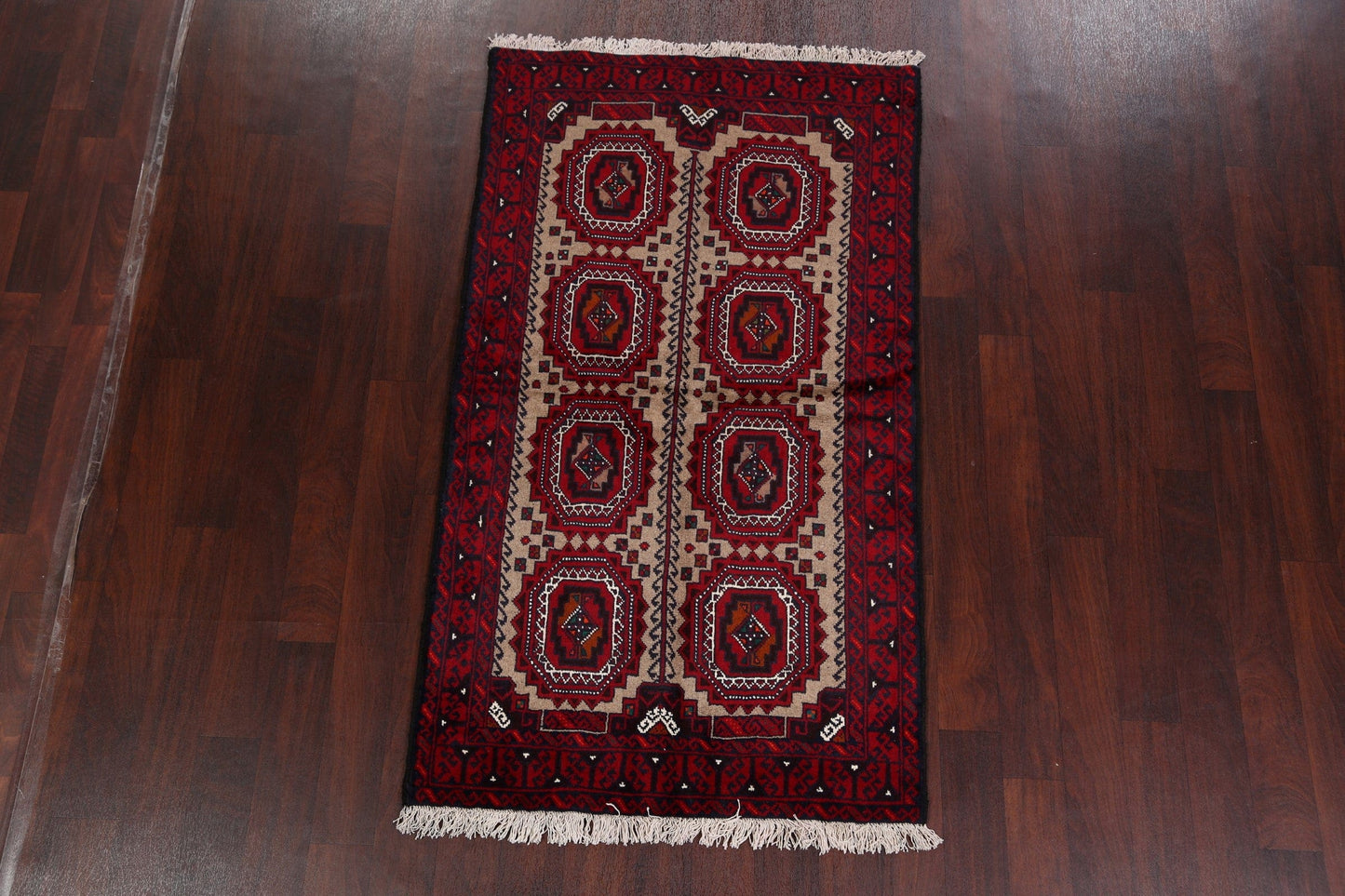 Geometric Balouch Afghan Oriental Area Rug 4x6