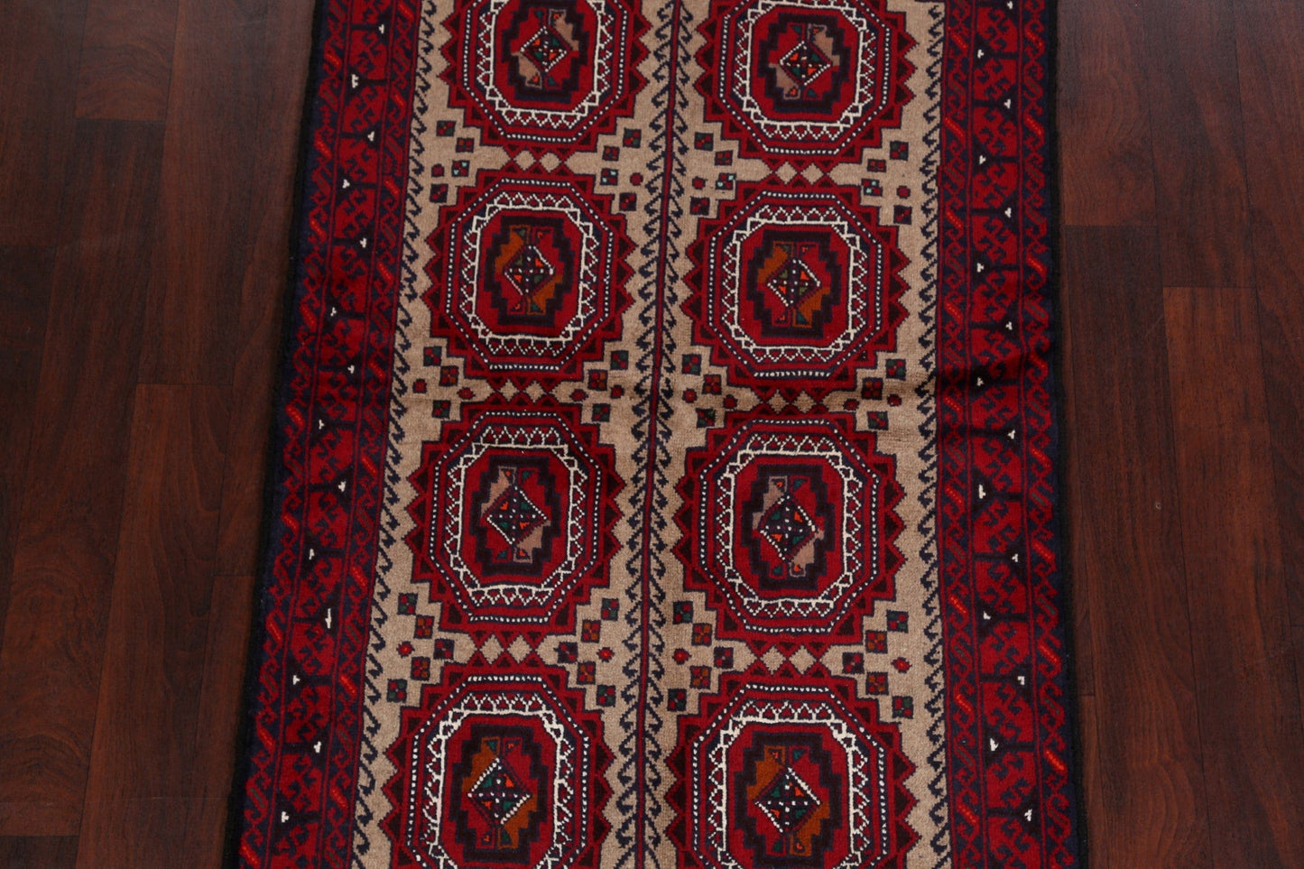 Geometric Balouch Afghan Oriental Area Rug 4x6