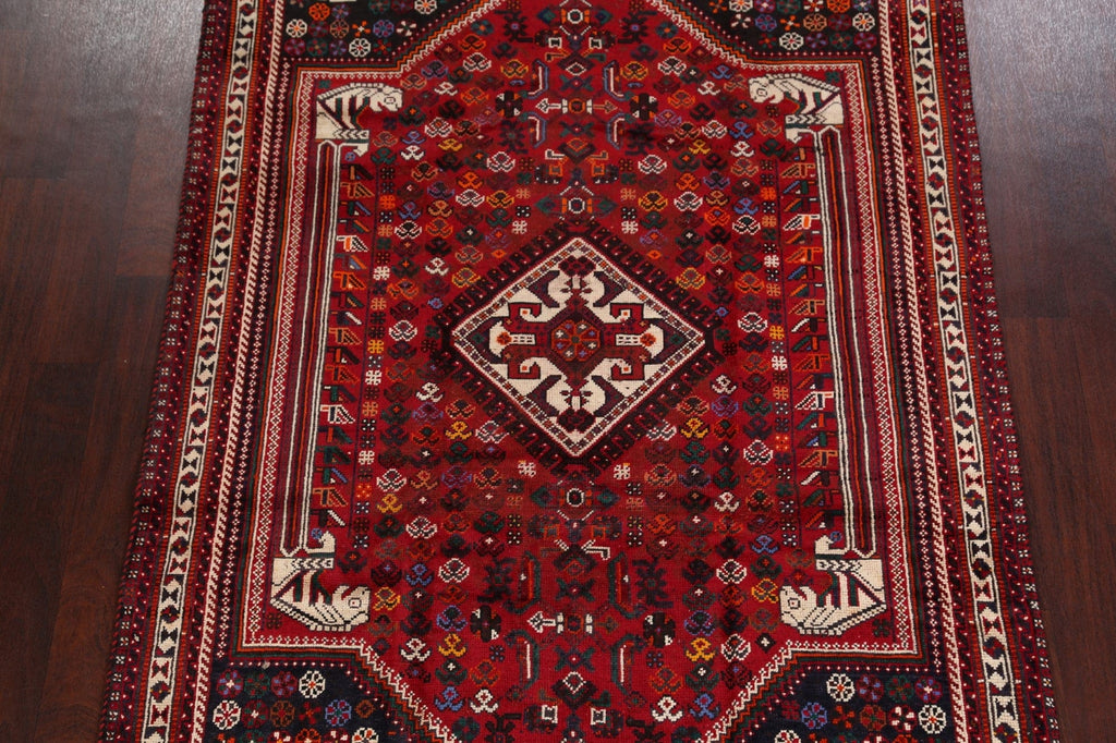 Tribal Geometric Shiraz Persian Area Rug 5x9