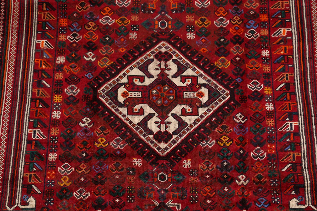 Tribal Geometric Shiraz Persian Area Rug 5x9