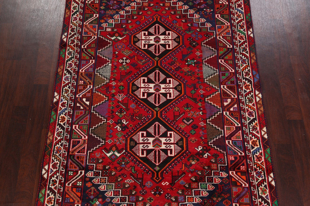 Tribal Geometric Shiraz Persian Area Rug 6x9