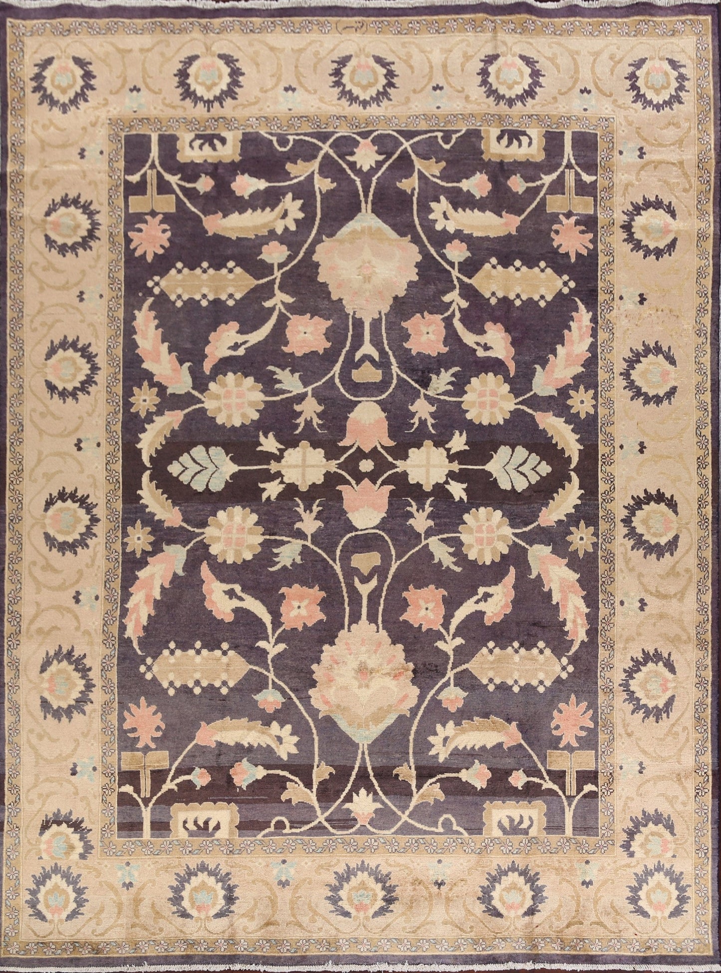 All-Over Floral Sultanabad Persian Area Rug 8x11