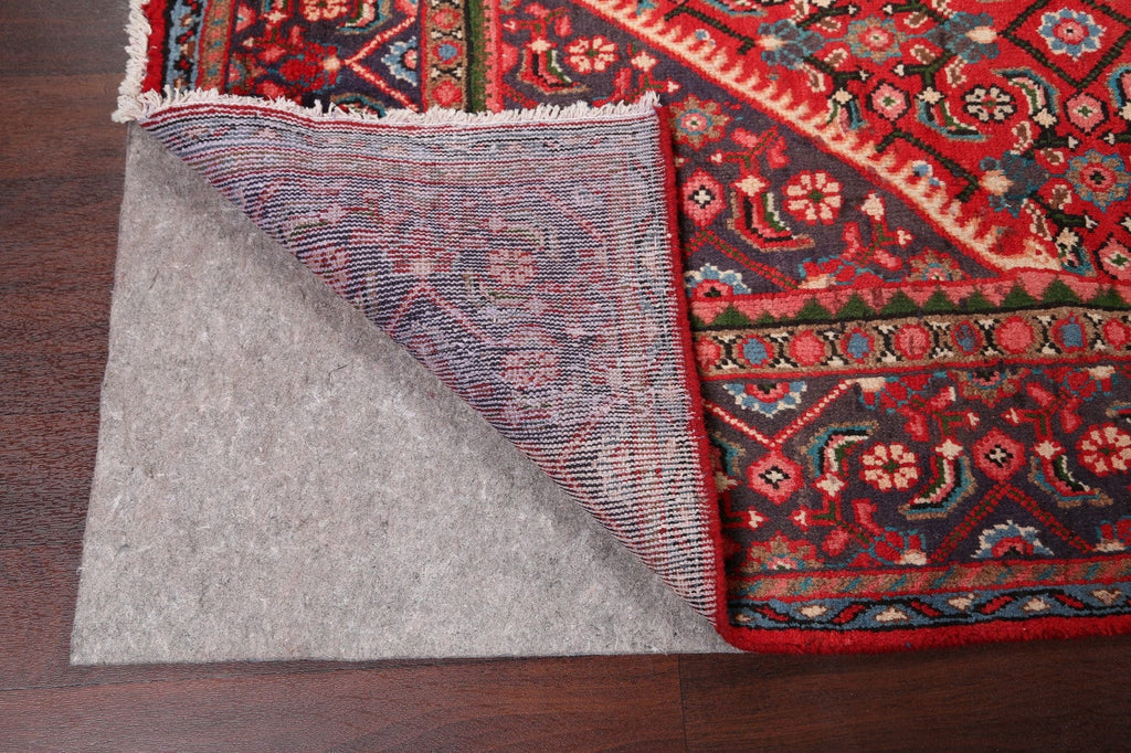 Geometric Red Mahal Persian Area Rug 7x10