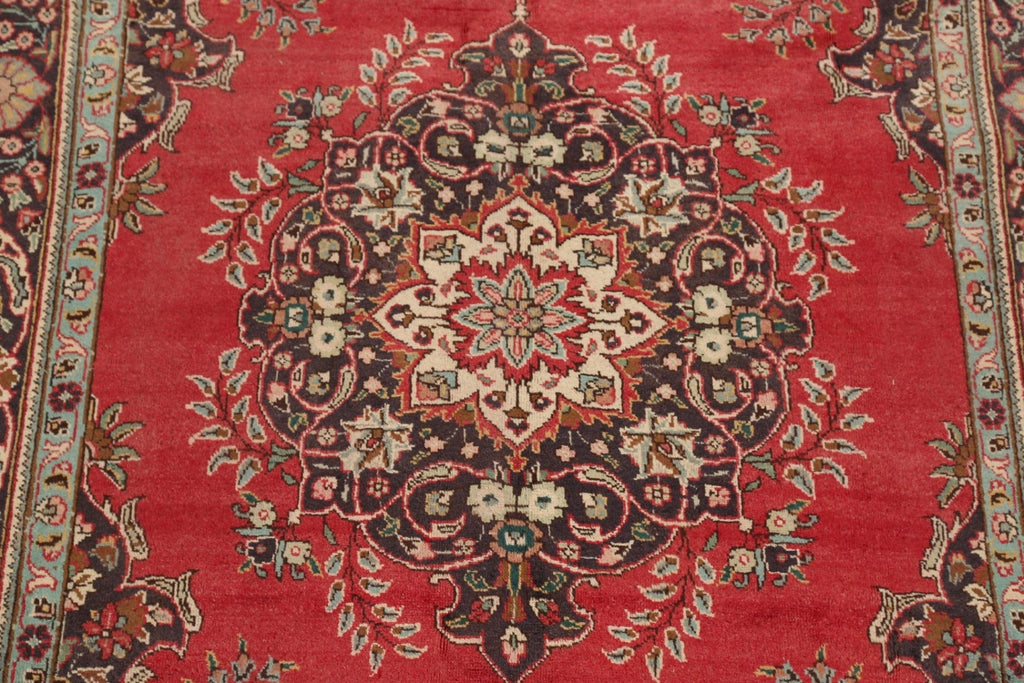 Floral Red Tabriz Persian Area Rug 6x10