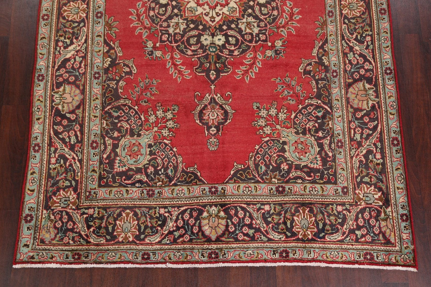 Floral Red Tabriz Persian Area Rug 6x10