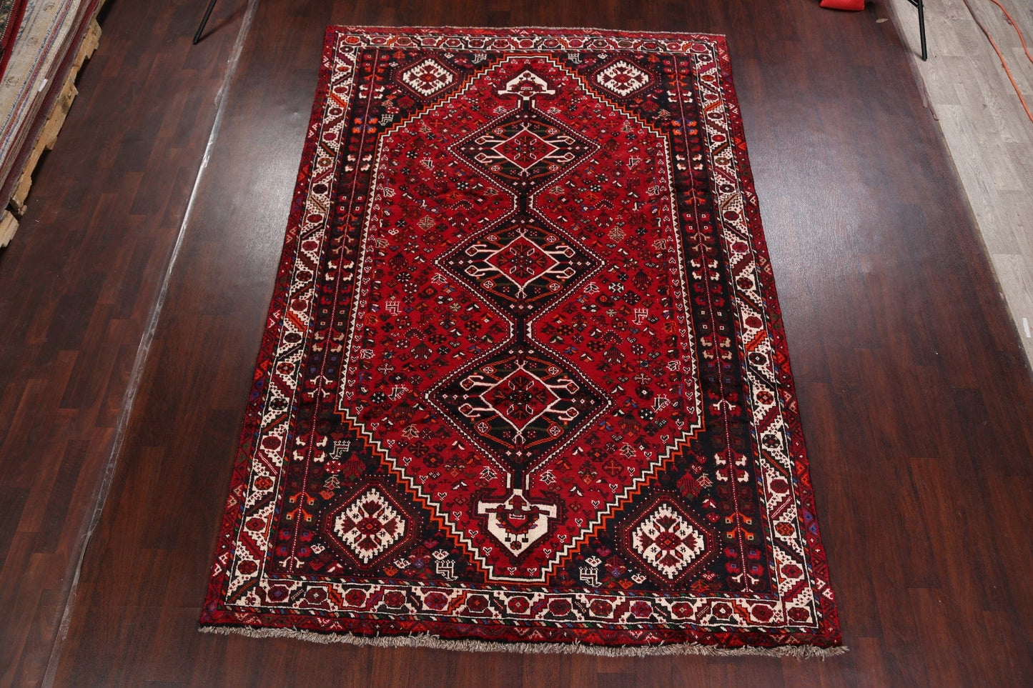 Geometric Shiraz Persian Area Rug 7x11