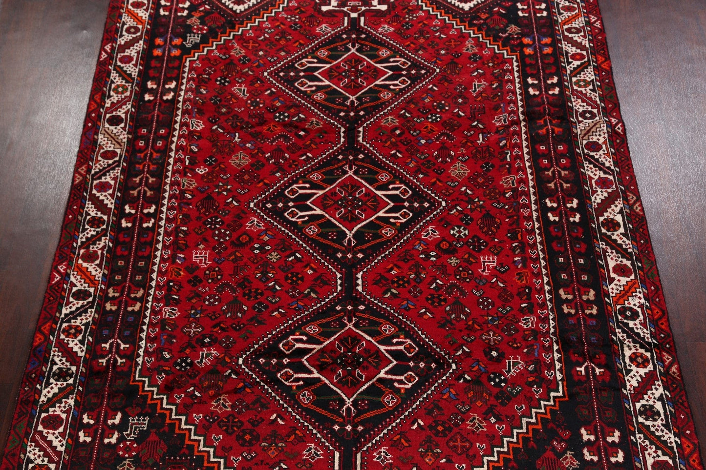 Geometric Shiraz Persian Area Rug 7x11