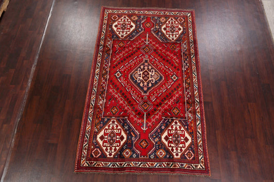 Tribal Geometric Shiraz Persian Area Rug 5x9