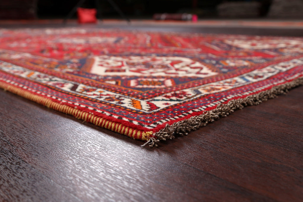 Tribal Geometric Shiraz Persian Area Rug 5x9