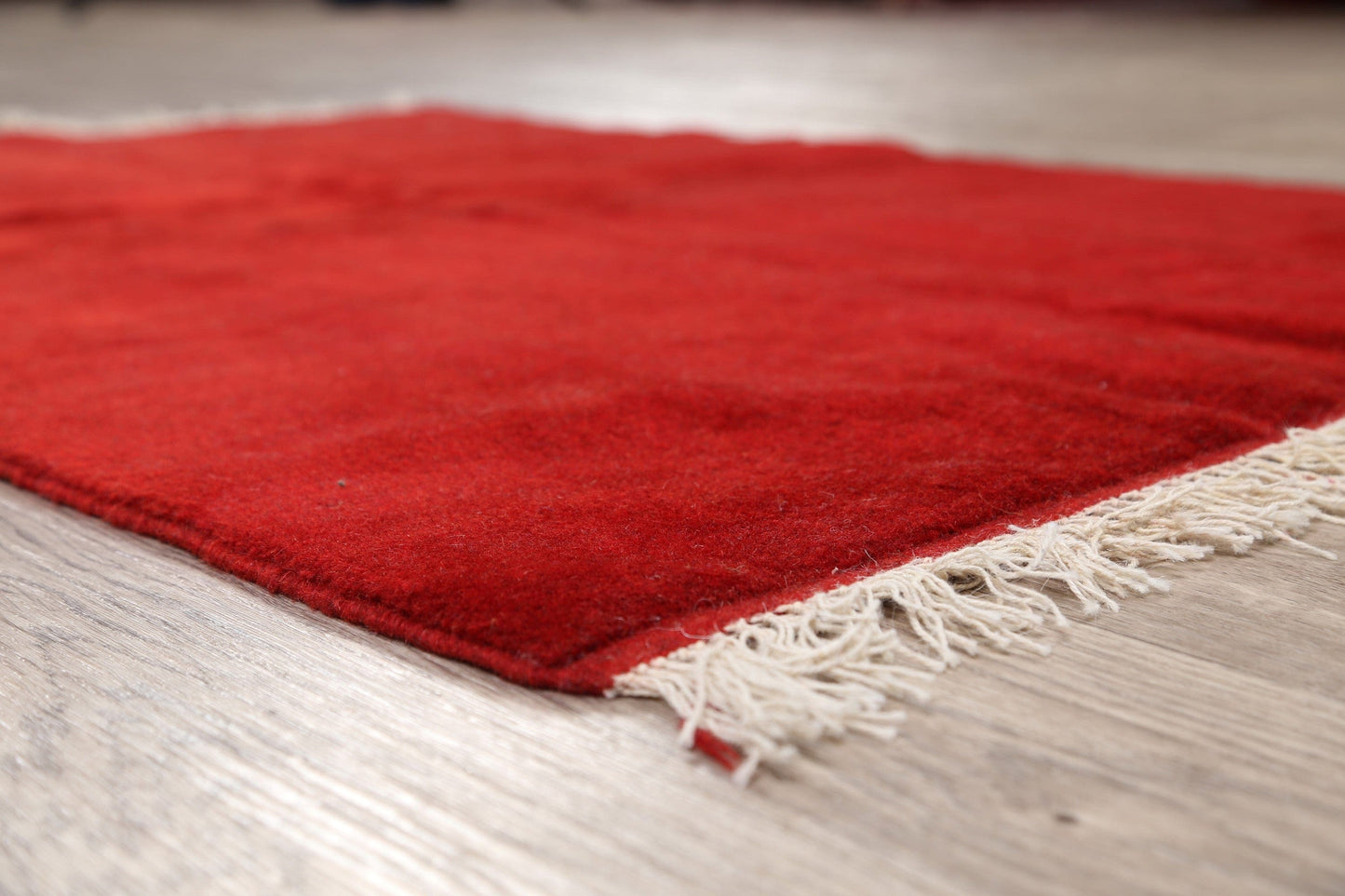 Modern Red Gabbeh Shiraz Persian Area Rug 3x5