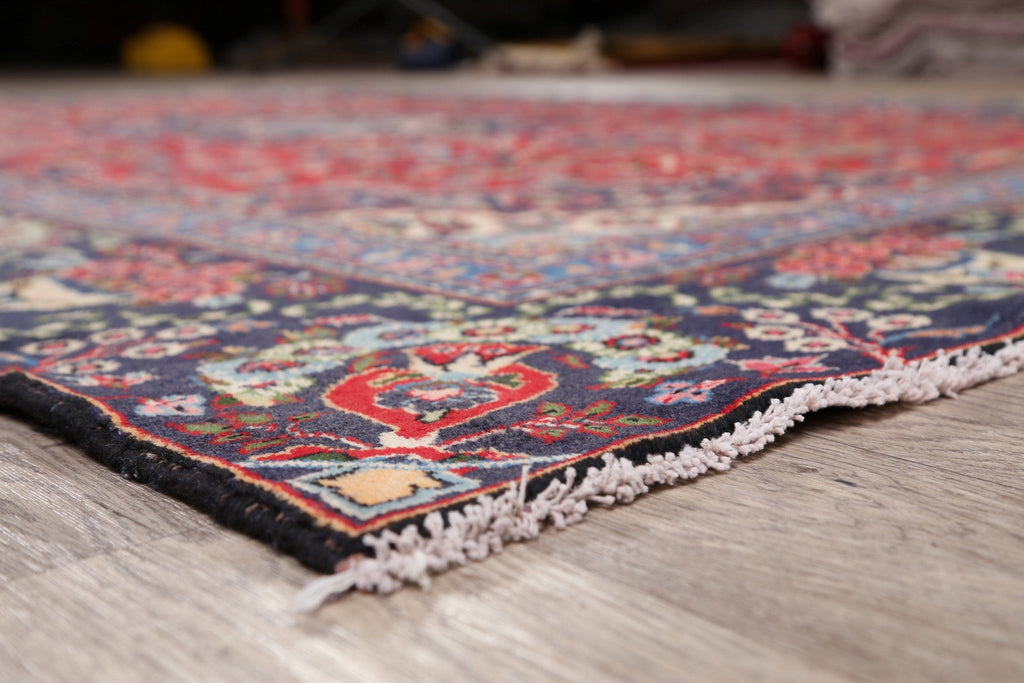 Floral Red Sarouk Persian Area Rug 7x11