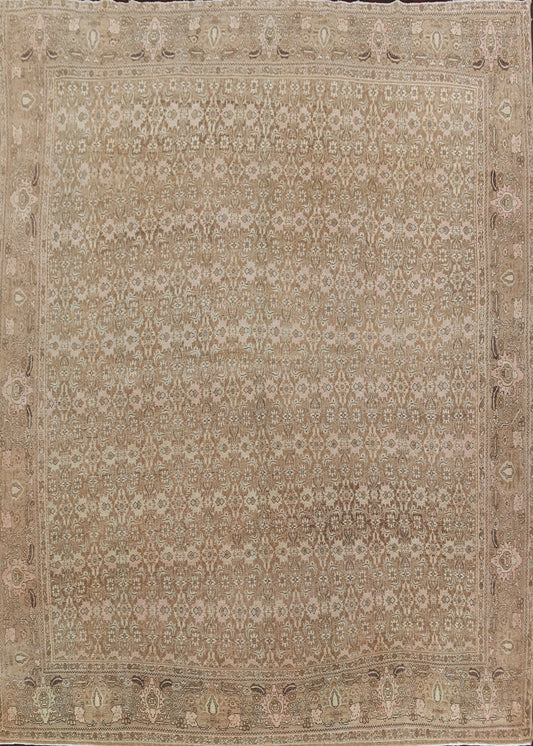 Antique All-Over Bidjar Halvaei Persian Area Rug 10x13