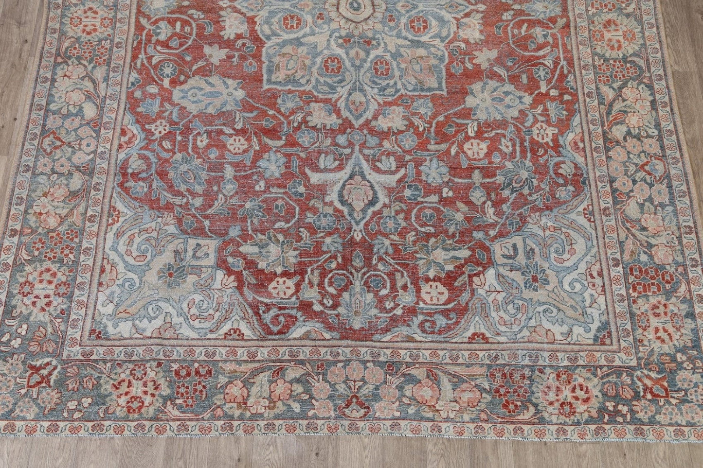 Pre-1900 Antique Vegetable Dye Khoy Persian Area Rug 9x12