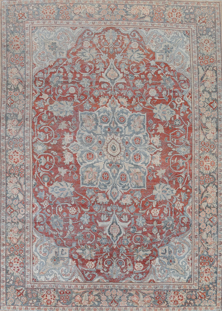 Pre-1900 Antique Vegetable Dye Khoy Persian Area Rug 9x12