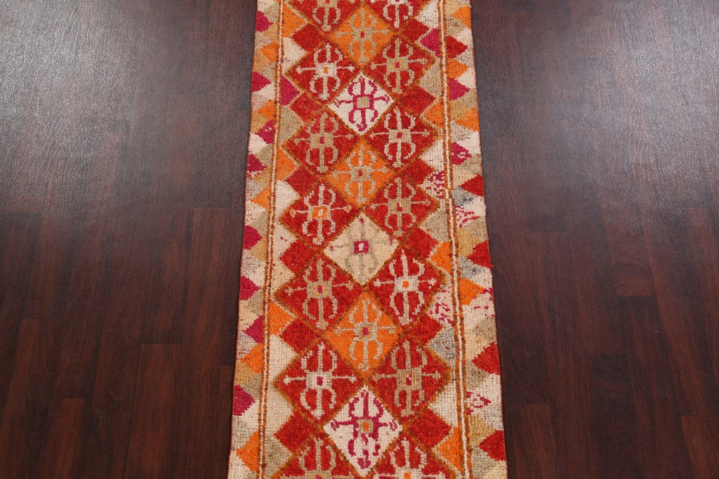 Geometric Moroccan Oriental Runner Rug 3x11