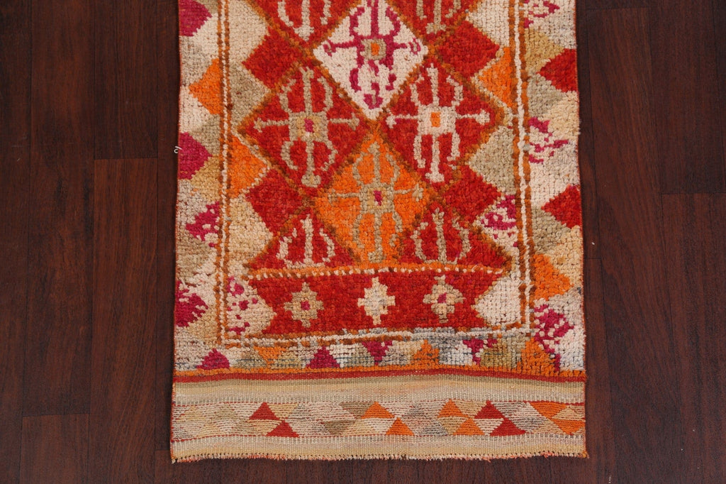 Geometric Moroccan Oriental Runner Rug 3x11