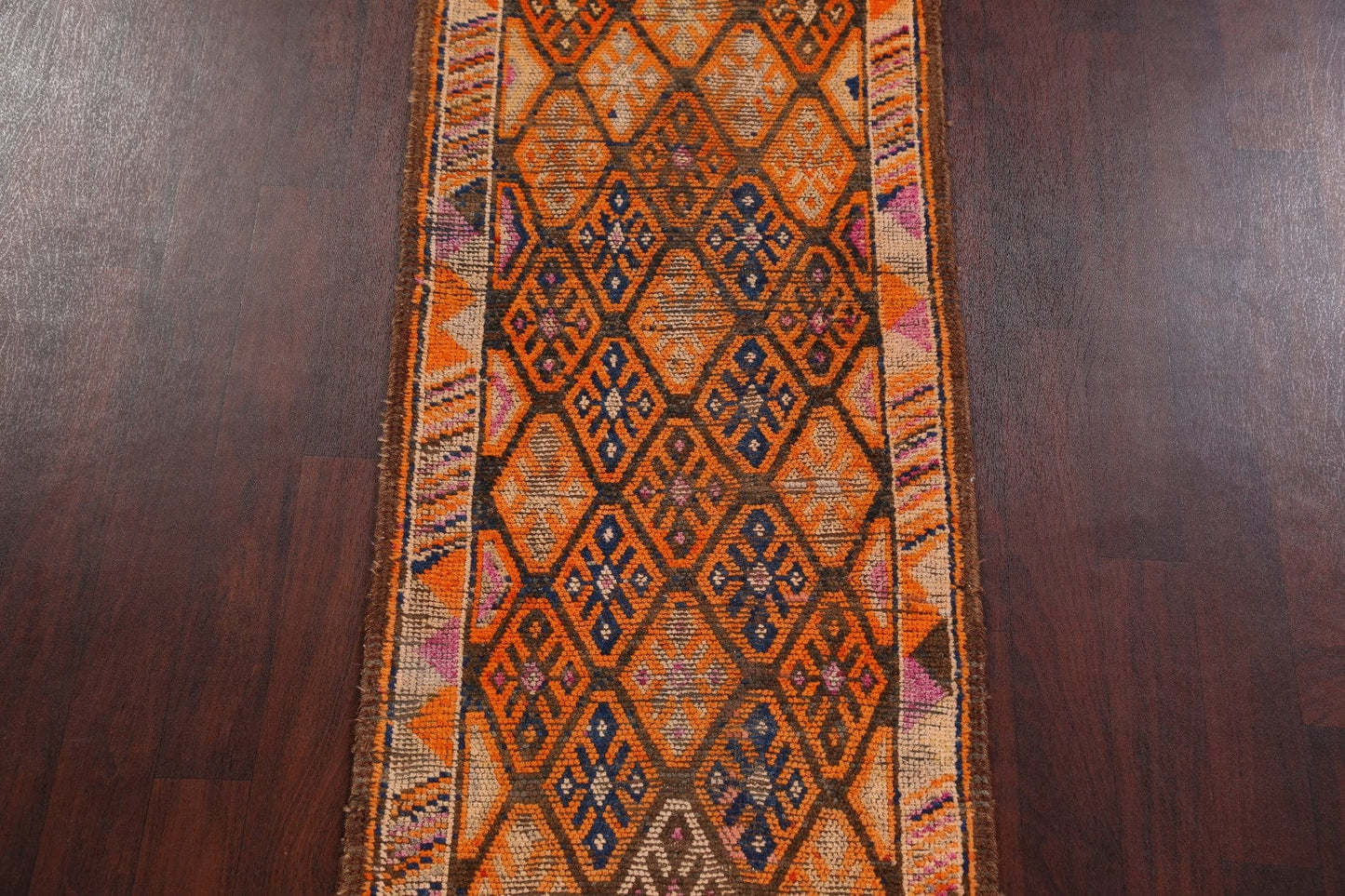 Geometric Moroccan Oriental Runner Rug 3x15