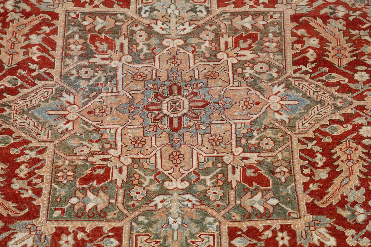 Geometric Heriz Persian Area Rug 8x11