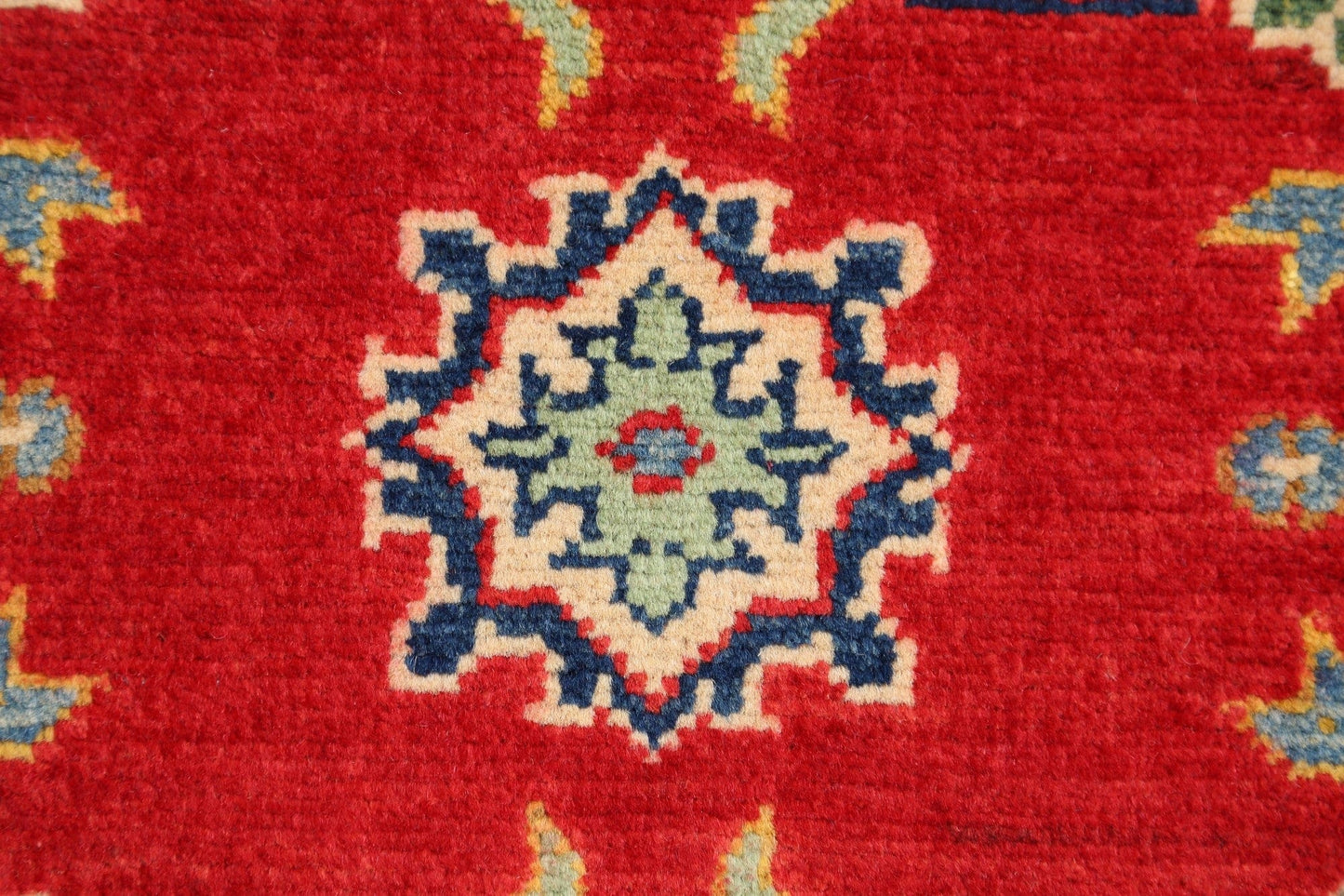 Floral Red Super Kazak Oriental Area Rug 2x3