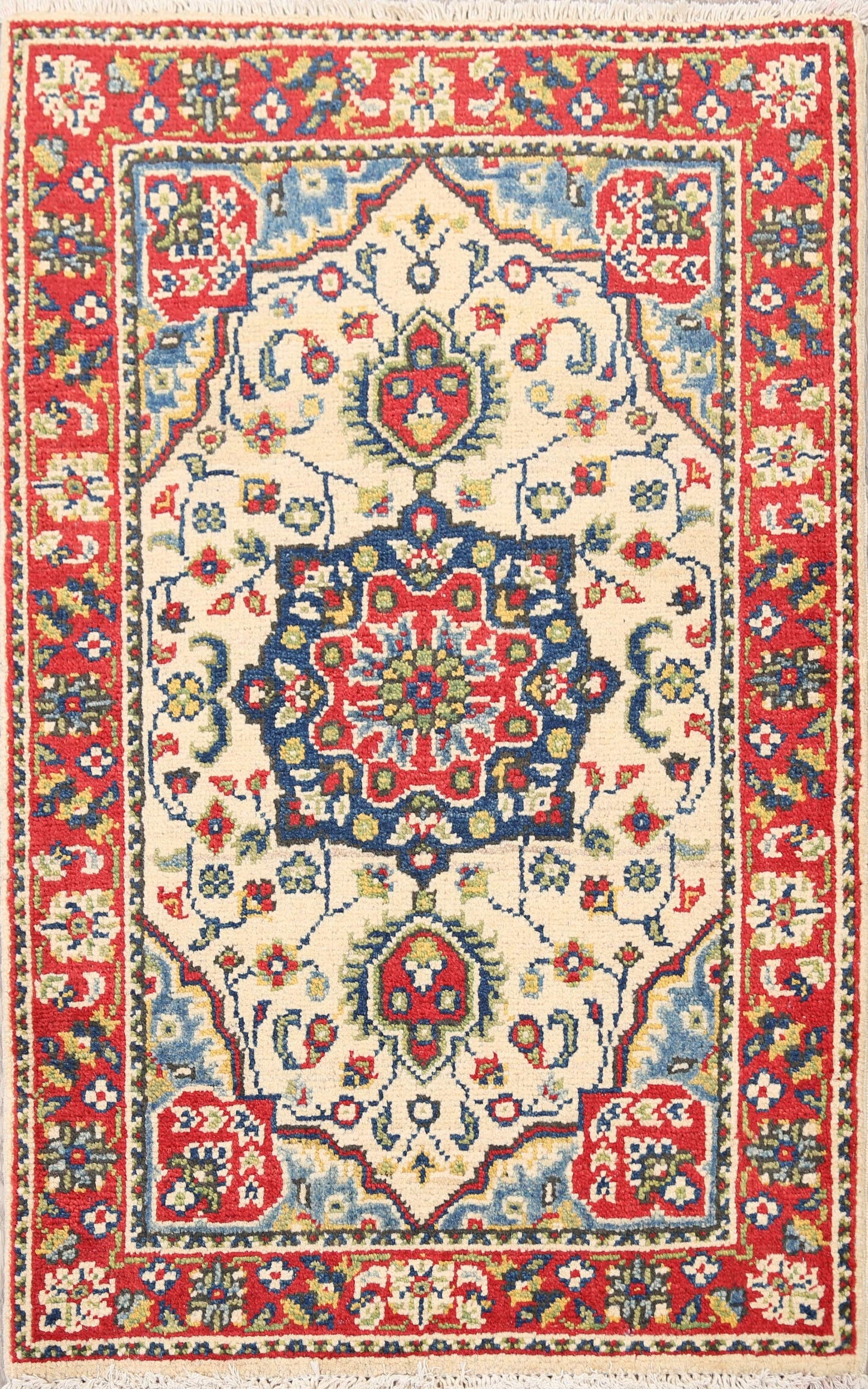 Medallion Floral Super Kazak Oriental Area Rug 2x3