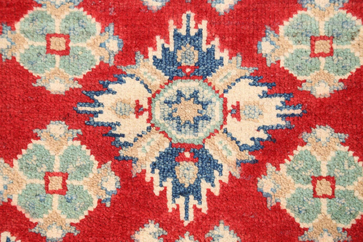 Geometric Super Kazak Oriental Area Rug 2x3