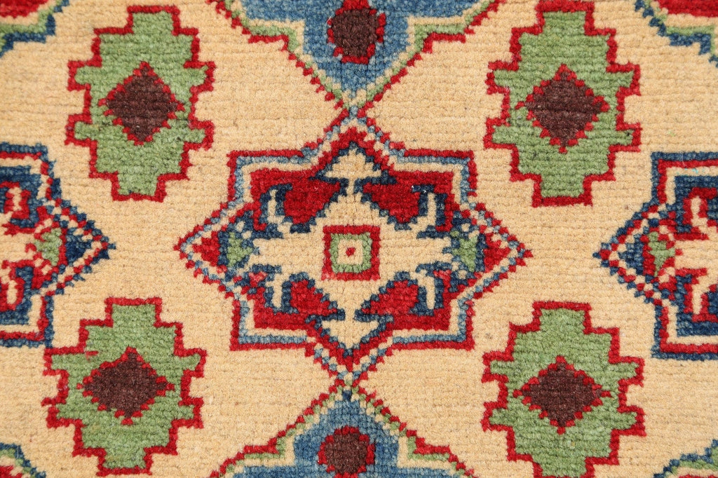 Geometric All-Over Super Kazak Oriental Area Rug 2x3