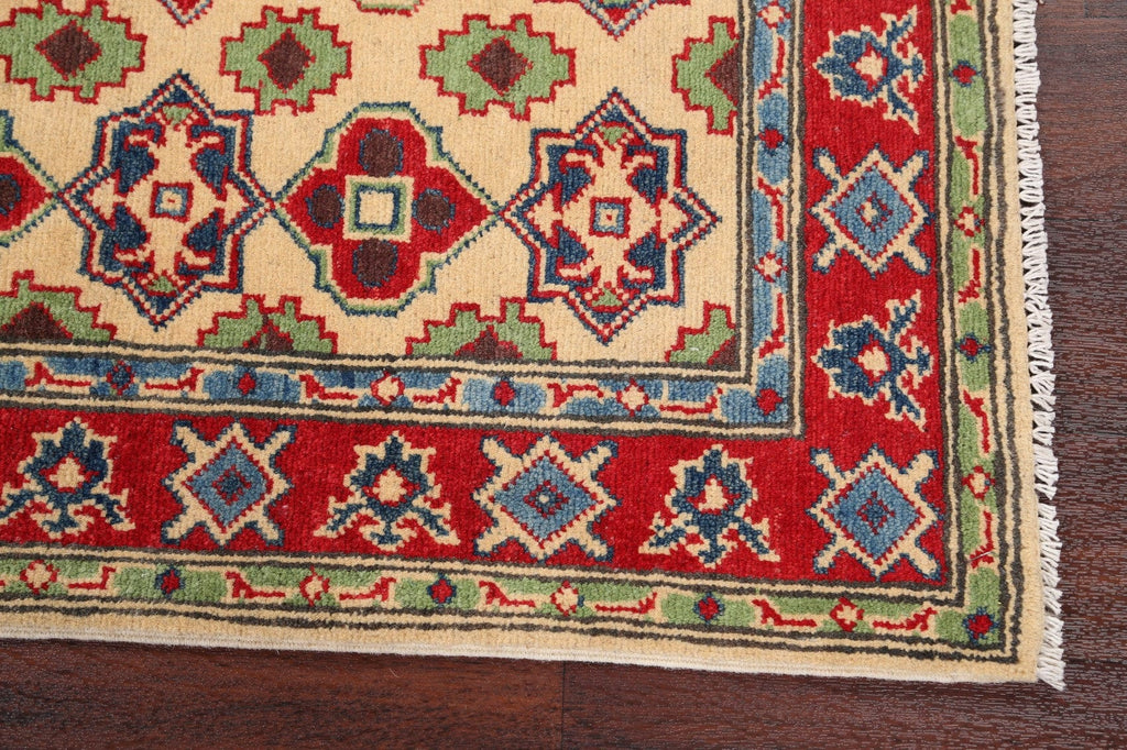 Geometric All-Over Super Kazak Oriental Area Rug 2x3