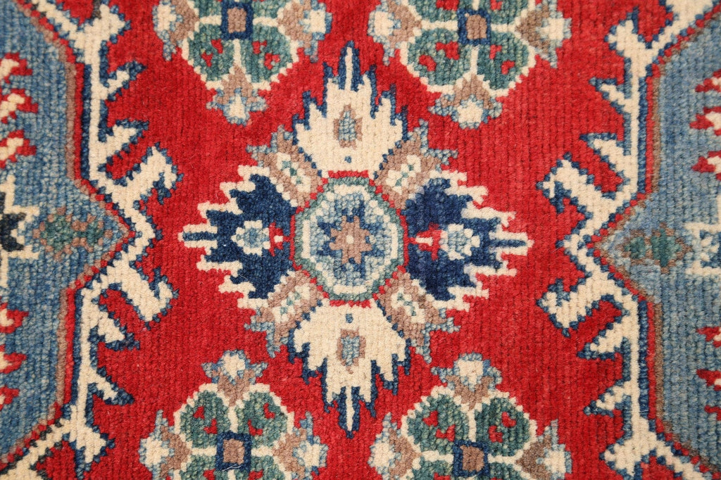 Geometric Super Kazak Oriental Area Rug 2x3