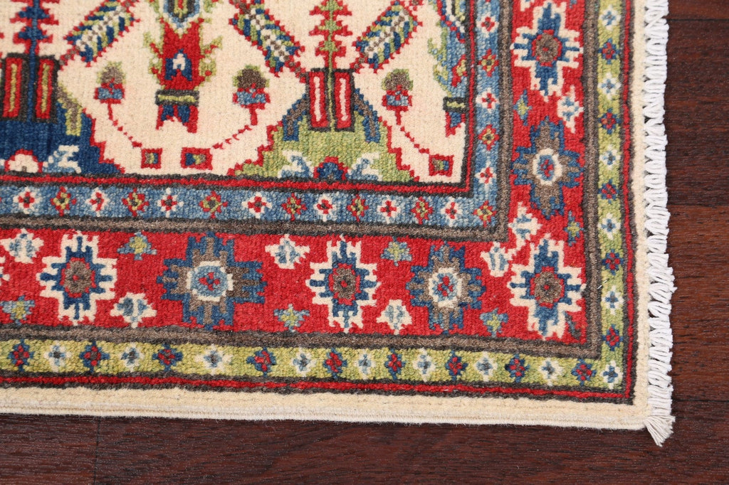 Geometric Super Kazak Oriental Area Rug 2x3