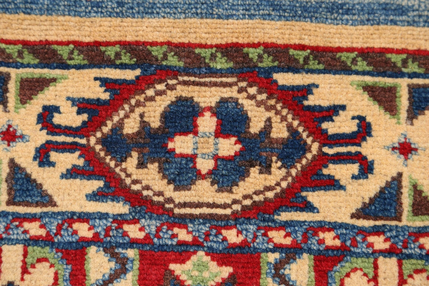 Stripe Super Kazak Oriental Area Rug 2x3