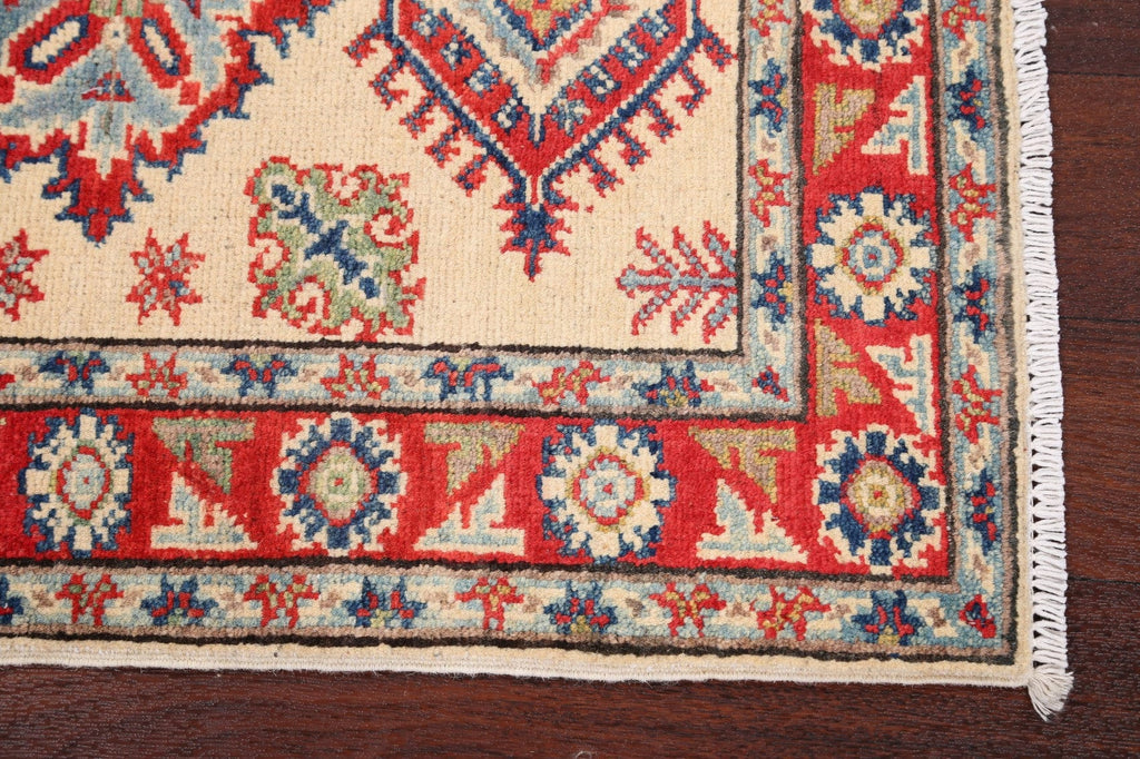 Geometric Super Kazak Oriental Area Rug 2x3