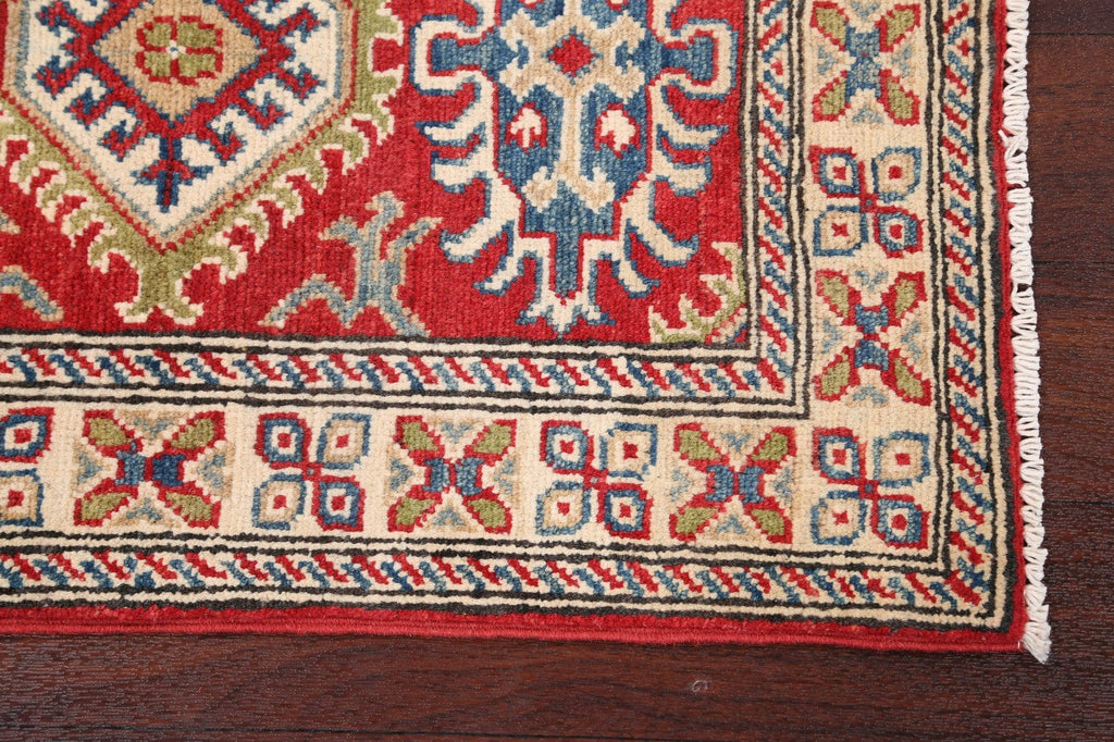 Geometric Super Kazak Oriental Area Rug 2x3