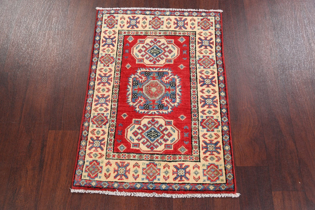 Geometric Super Kazak Oriental Area Rug 2x3