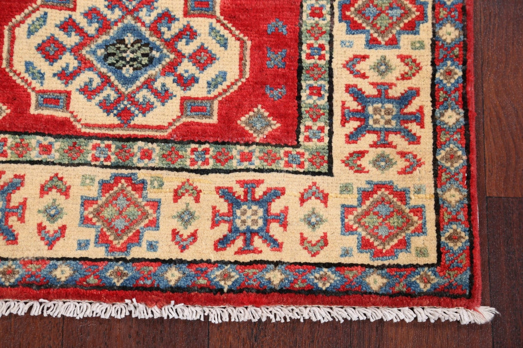 Geometric Super Kazak Oriental Area Rug 2x3