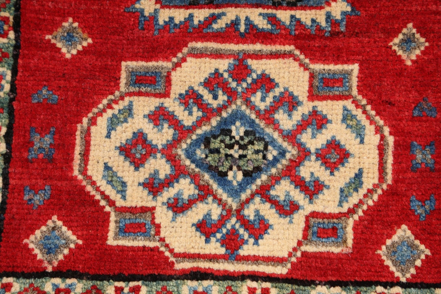 Geometric Super Kazak Oriental Area Rug 2x3