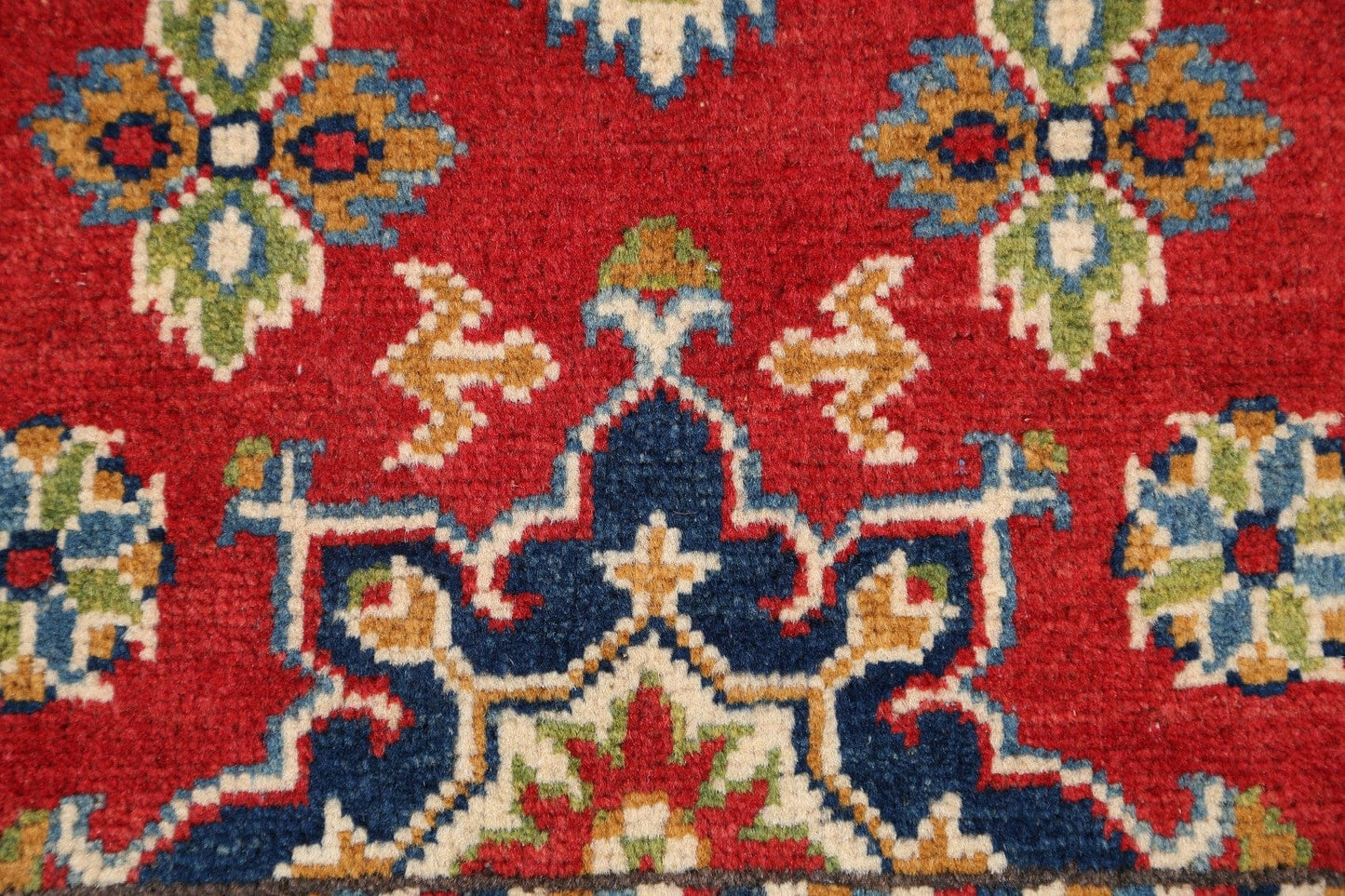 Geometric Super Kazak Oriental Area Rug 2x3