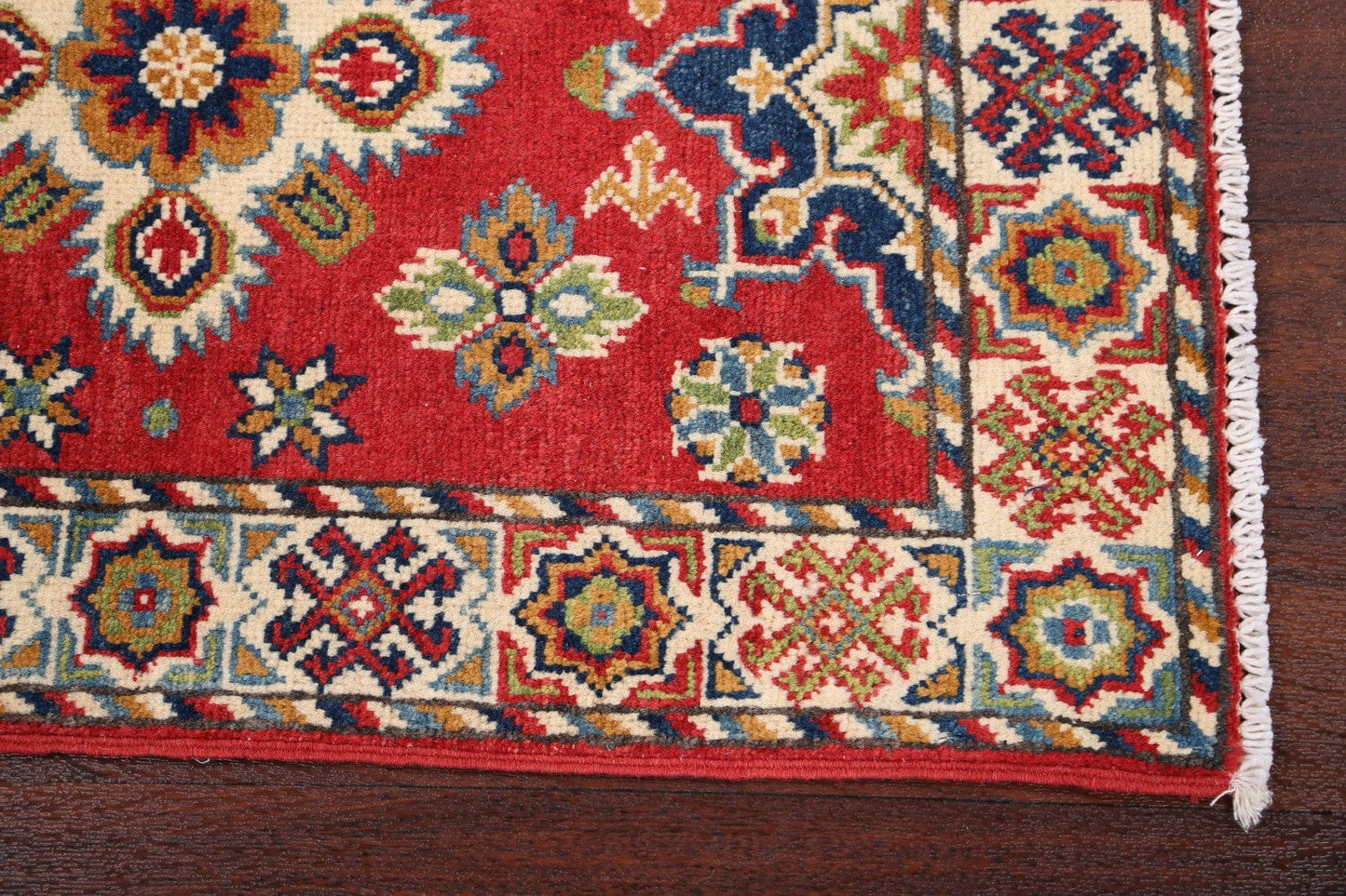 Geometric Super Kazak Oriental Area Rug 2x3